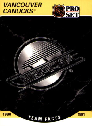 1990-91 Pro Set #584 Vancouver Canucks Logo