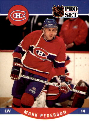 1990-91 Pro Set #618 Mark Pederson