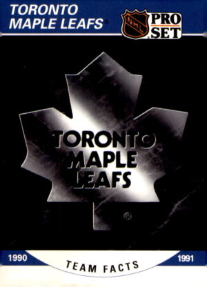 1990-91 Pro Set #583 Toronto Maple Leafs Logo