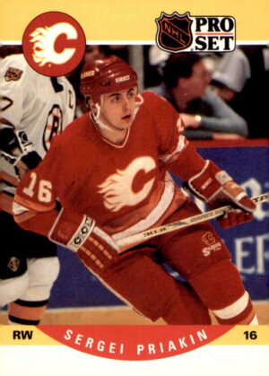 1990-91 Pro Set #594 Sergei Priakin