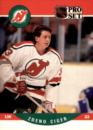 1990-91 Pro Set #619 Zdeno Ciger