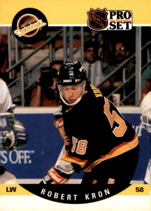 1990-91 Pro Set #642 Robert Kron