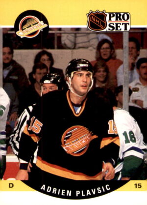 1990-91 Pro Set #644 Adrien Plavsic