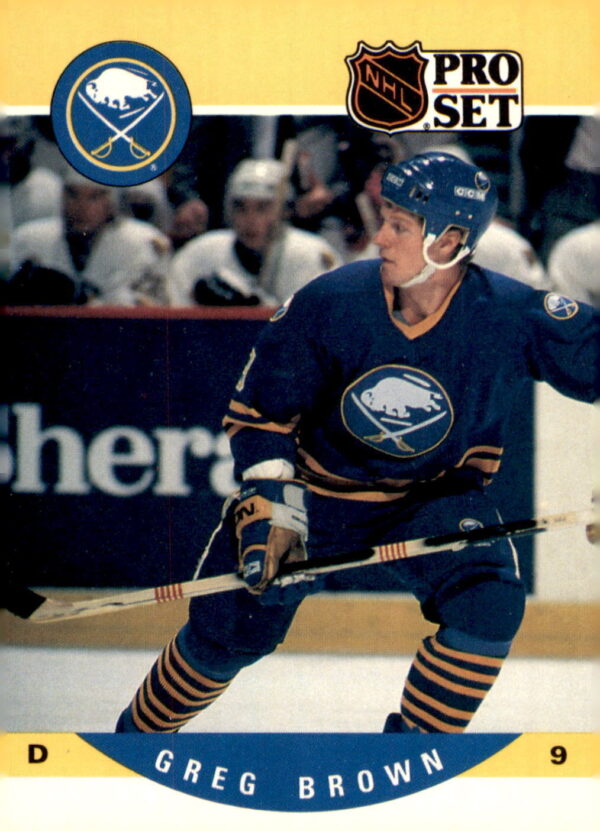 1990-91 Pro Set #590 Greg Brown