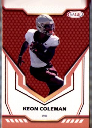 2024 SAGE HIT #70 Keon Coleman Red