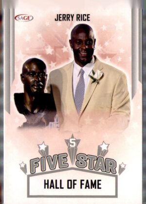 2023 SAGE HIT #FS-5 Jerry Rice Five Star Silver