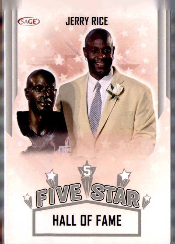 2023 SAGE HIT #FS-5 Jerry Rice Five Star Silver