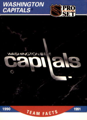 1990-91 Pro Set #585 Washington Capitals Logo