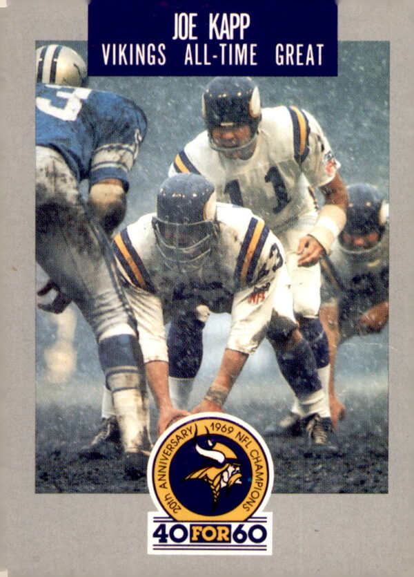 1989 Minnesota Vikings Police #10 Joe Kapp