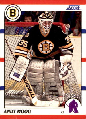 1990-91 Score American #140 Andy Moog