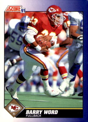 1991 Score #90 Barry Word