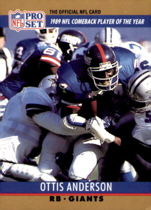 1990 Pro Set FACT Cincinnati #7 Ottis Anderson
