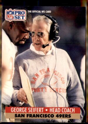 1991 Pro Set FACT Mobil #297 George Seifert
