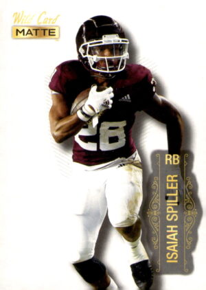 2022 Wild Card Matte #MB-52 Isaiah Spiller White
