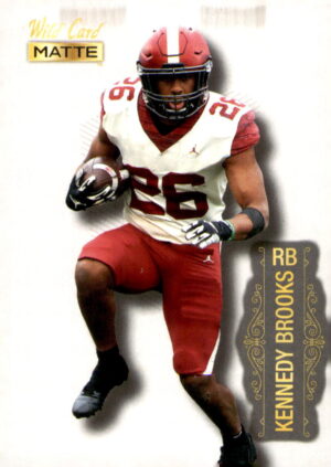 2022 Wild Card Matte #MB-70 Kennedy Brooks Silver