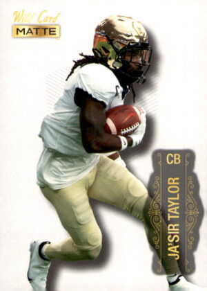 2022 Wild Card Matte #MB-53 Ja'sir Taylor White