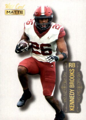 2022 Wild Card Matte #MB-74 Kennedy Brooks White
