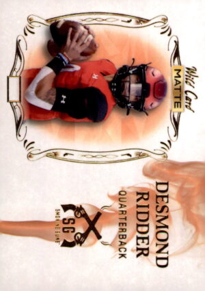 2022 Wild Card Matte #SG-3 Desmond Ridder Smoking Guns White/Orange