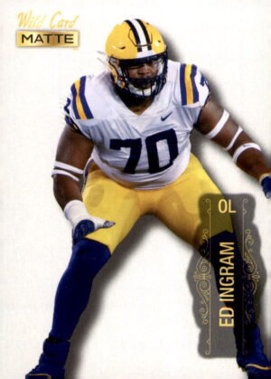 2022 Wild Card Matte #MB-42 Ed Ingram White