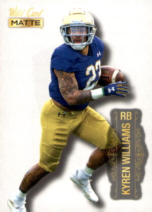 2022 Wild Card Matte #MB-84 Kyren Williams White