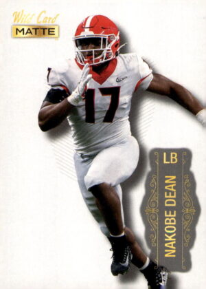 2022 Wild Card Matte #MB-88 Nakobe Dean