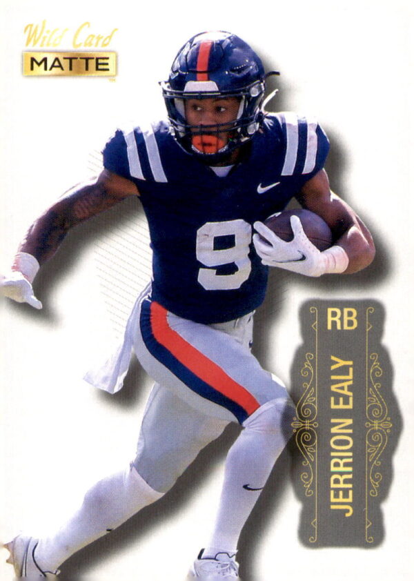 2022 Wild Card Matte #MB-66 Jerrion Ealy White