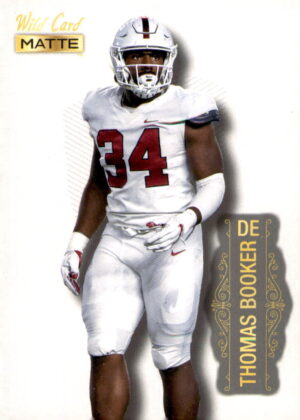 2022 Wild Card Matte #MB-103 Thomas Booker