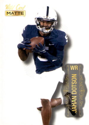 2022 Wild Card Matte #MB-55 Jahan Dotson White