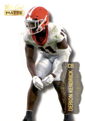 2022 Wild Card Matte #MB-35 Derion Kendrick White