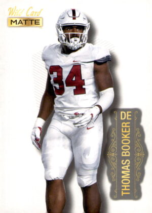 2022 Wild Card Matte #ZMB-110 Thomas Booker White
