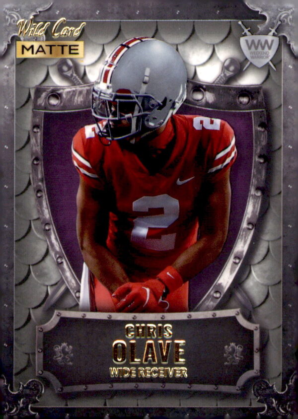 2022 Wild Card Matte: Weekend Warrior Cobalt/Silver/Purple #WW-7 Chris Olave