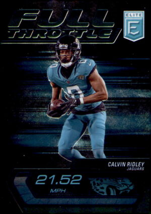 2024 Donruss Elite #11 Calvin Ridley Full Throttle Green