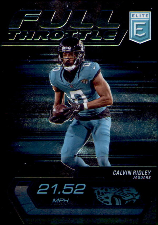 2024 Donruss Elite #11 Calvin Ridley Full Throttle Green