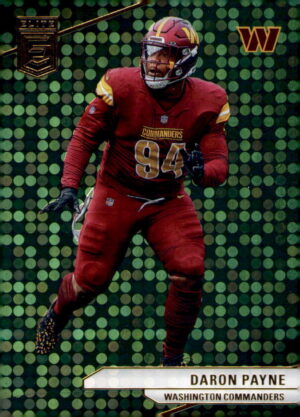 2024 Donruss Elite #35 Daron Payne Green Disco