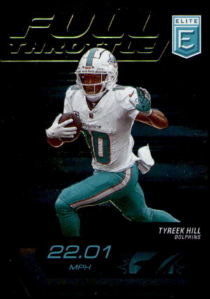 2024 Donruss Elite #1 Tyreek Hill Full Throttle Green
