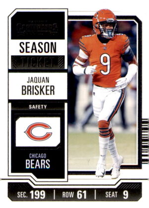2023 Panini Contenders #19 Jaquan Brisker Season Ticket Retail