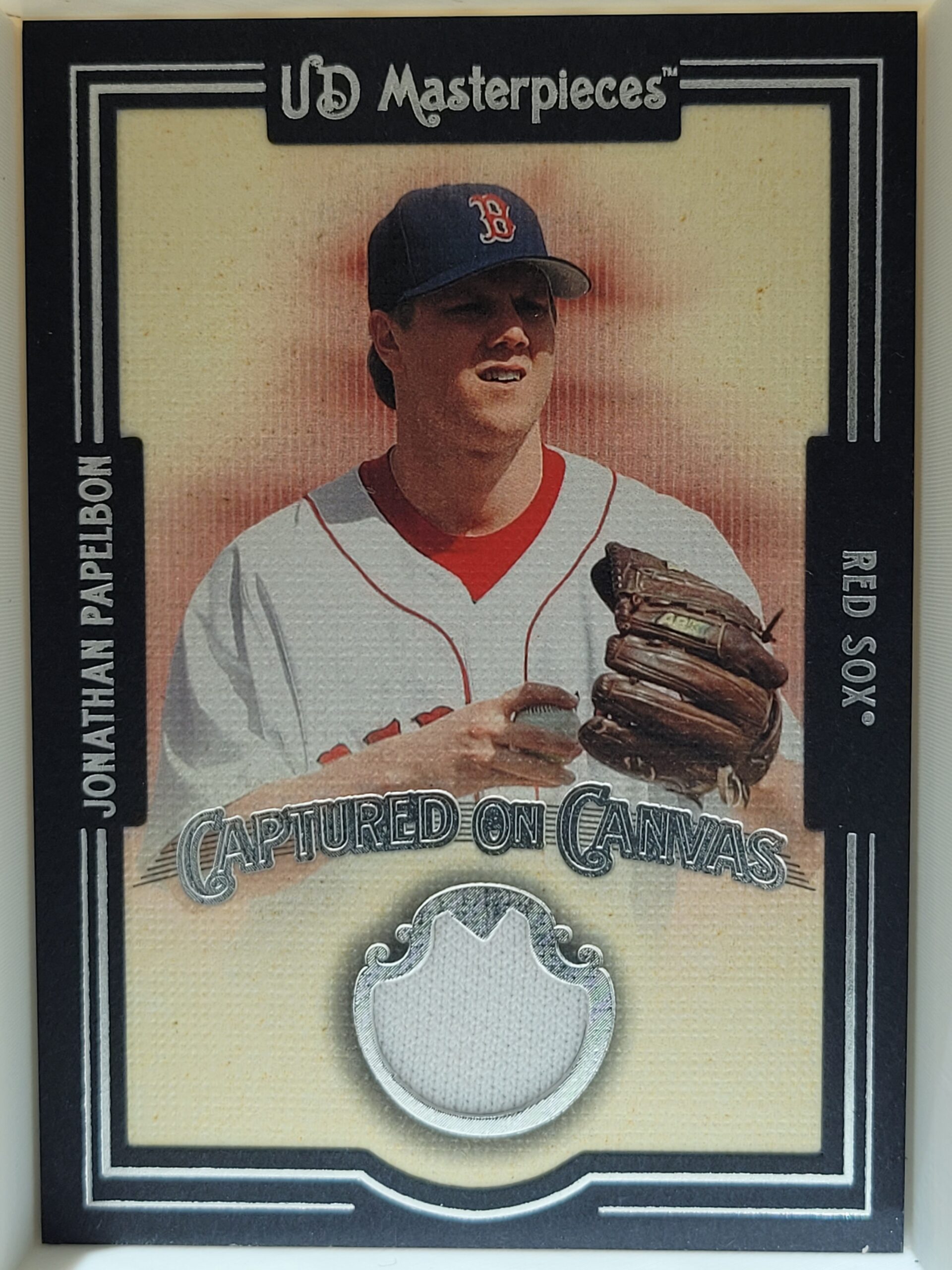 2007 UD Masterpieces Captured on Canvas Jonathan Papelbon #CC-PA