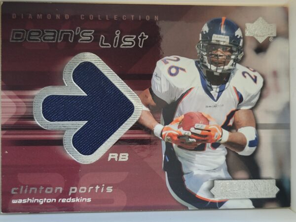 2004 Upper Deck Diamond Collection All-Star Lineup Dean's List #DL-CP Clinton Portis
