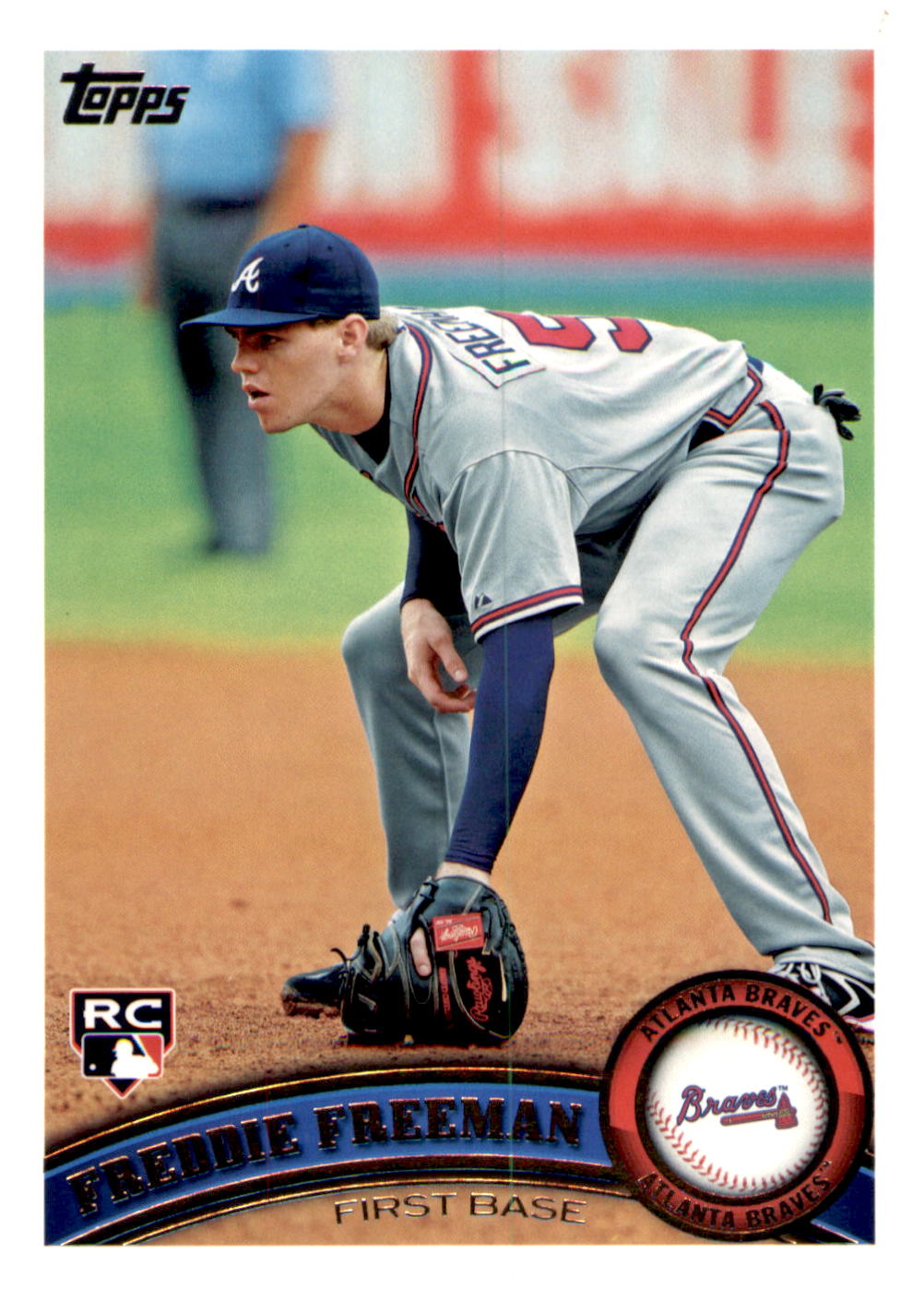 2011 Topps #145 Freddie Freeman Rookie