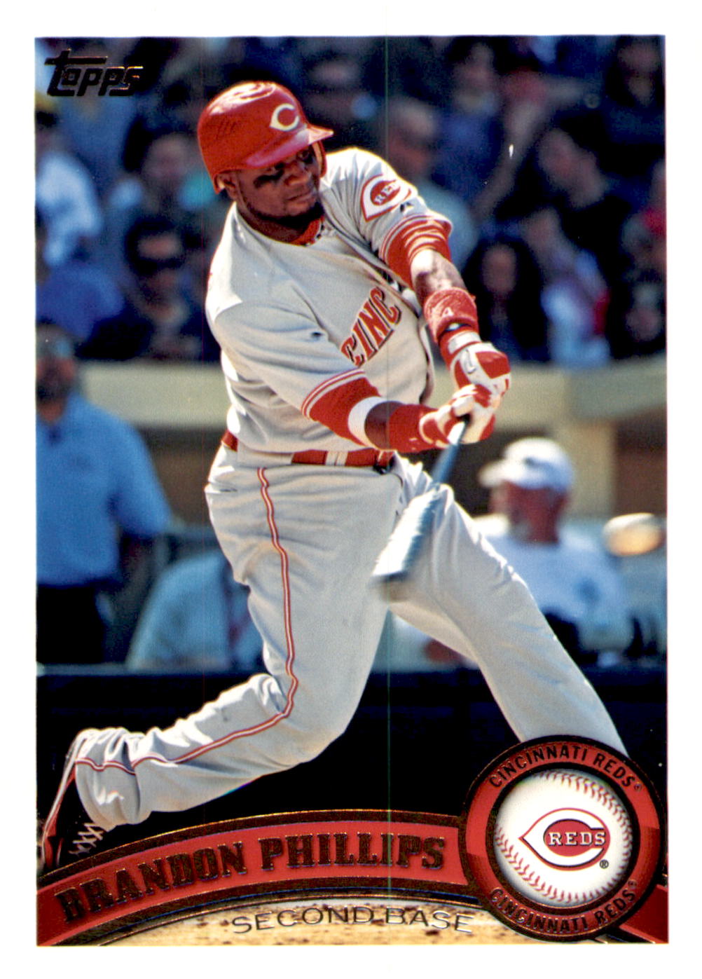 2011 Topps #630a Brandon Phillips