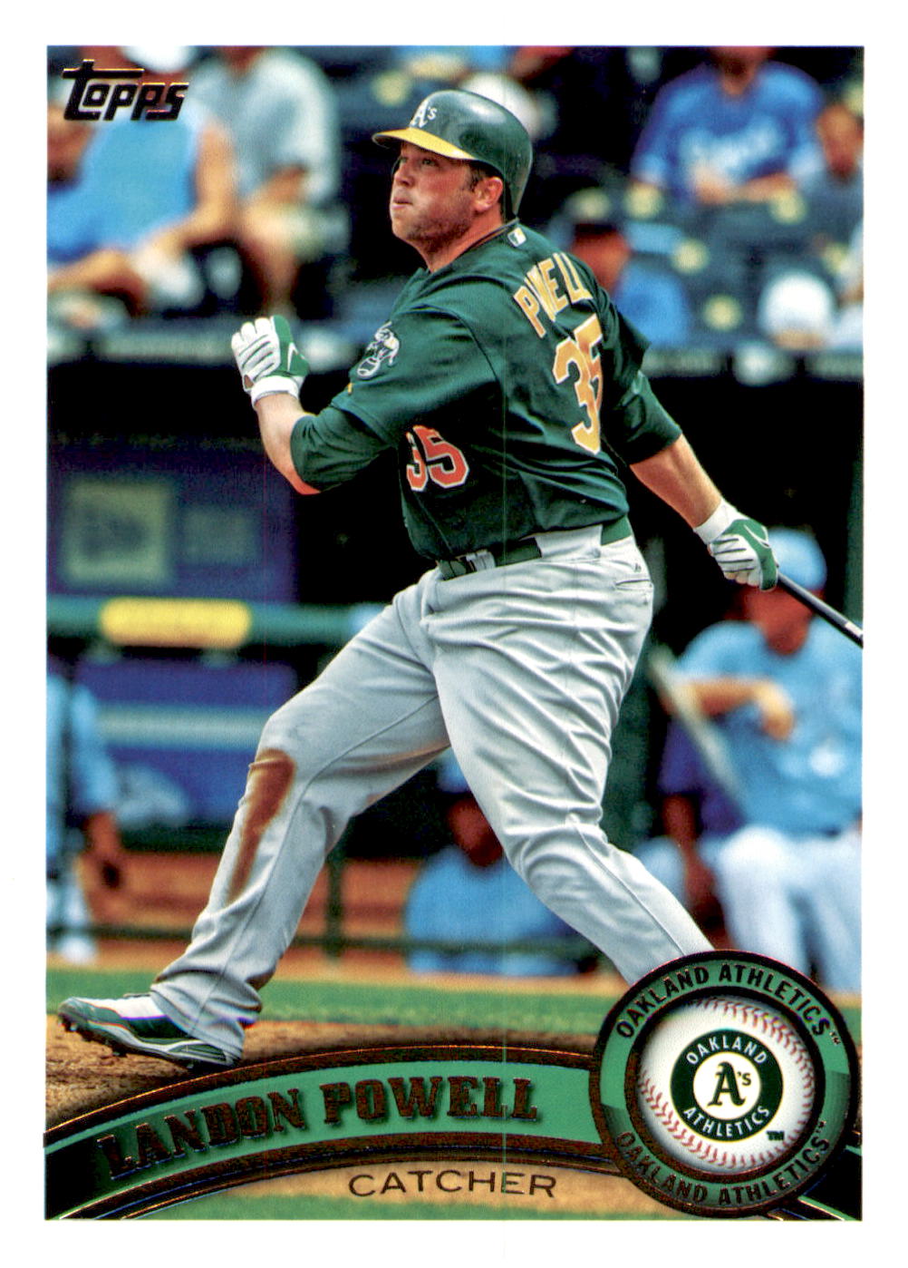 2011 Topps #348 Landon Powell