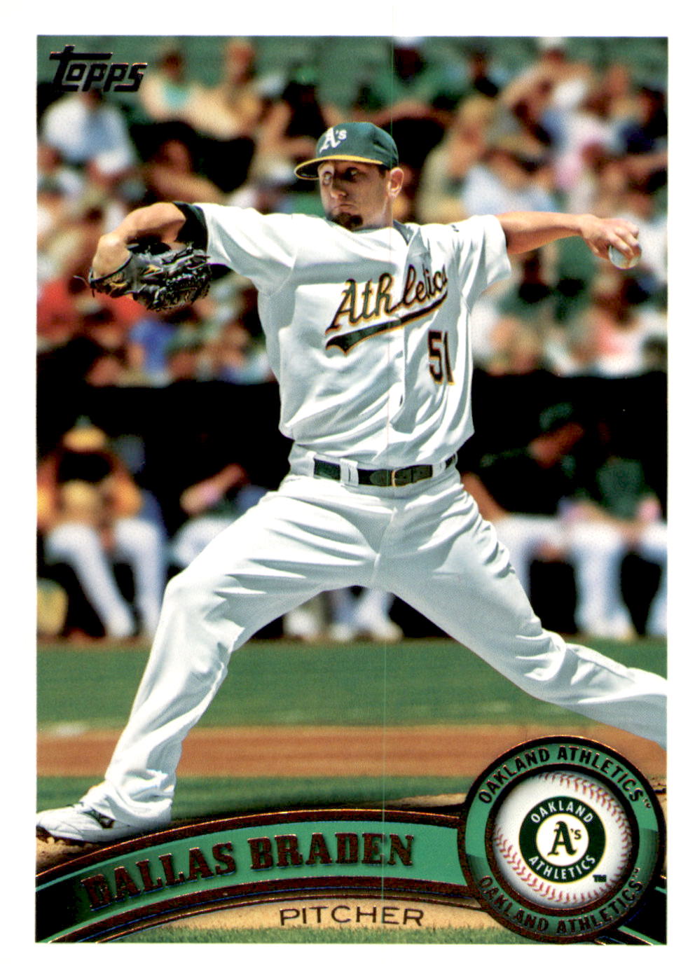 2011 Topps #567 Dallas Braden