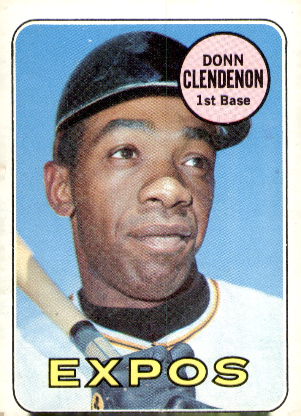 1969 Topps #208b Donn Clendenon Expos