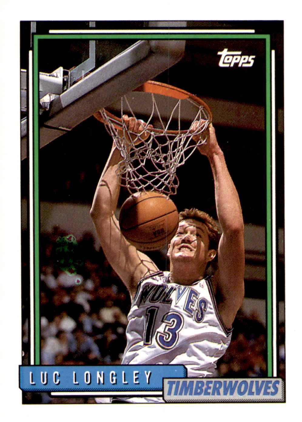 1992-93 Topps #89 Luc Longley