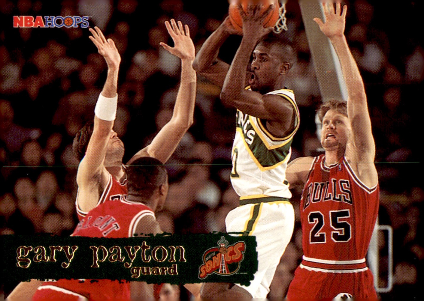 1995-96 Hoops #155 Gary Payton