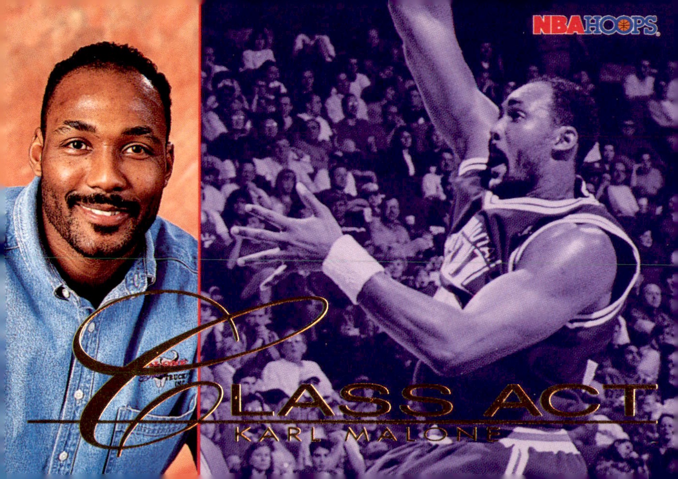1995-96 Hoops #240 Karl Malone