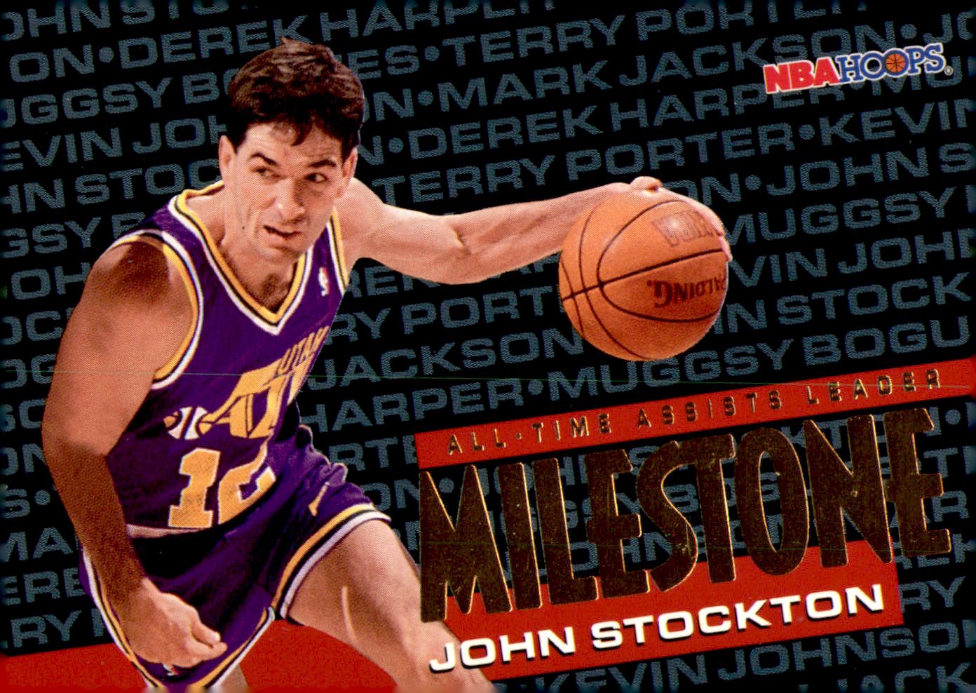 1995-96 Hoops #215 John Stockton