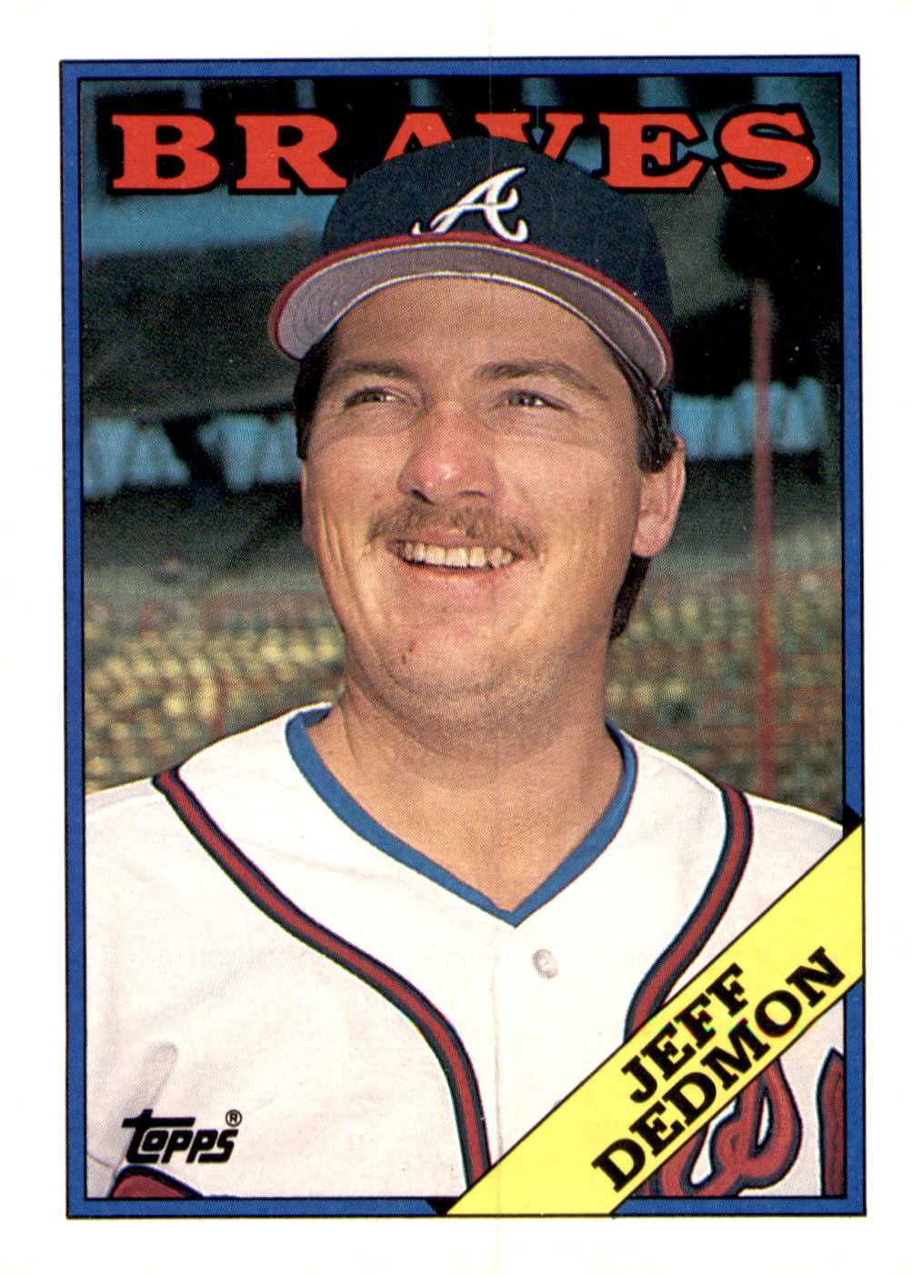 1988 Topps Cloth Test Issue #NNO Jeff Dedmon