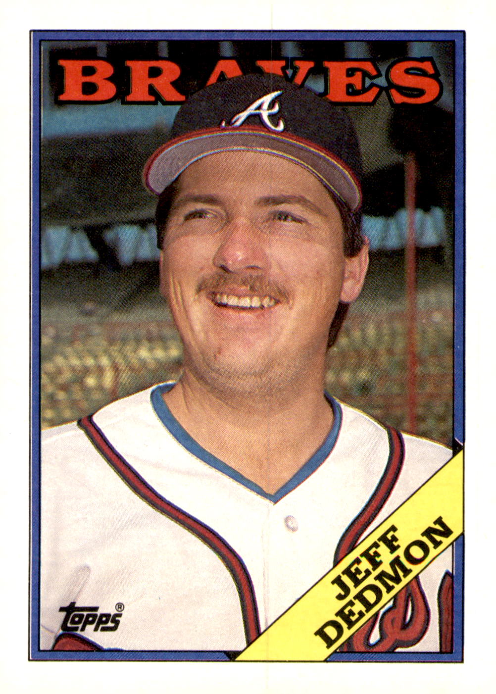 1988 Topps Cloth Test Issue #NNO Jeff Dedmon