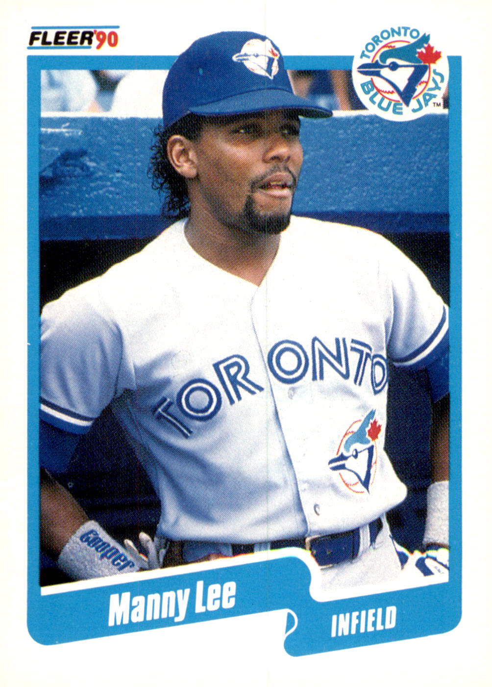 1990 Fleer #86b Manny Lee